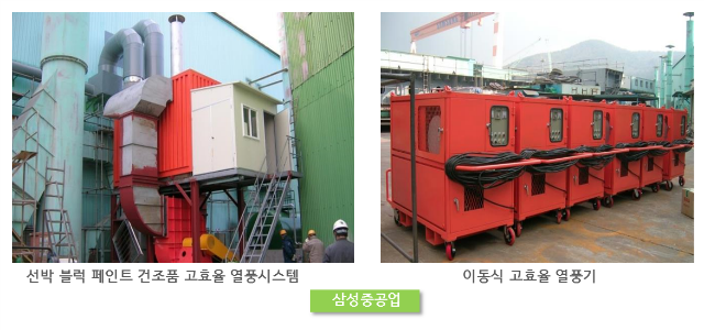 Construction Site Installation - Industrial Air Heater